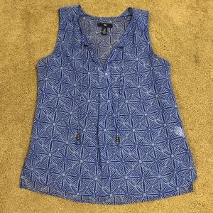 Sheer patterned Gap blouse